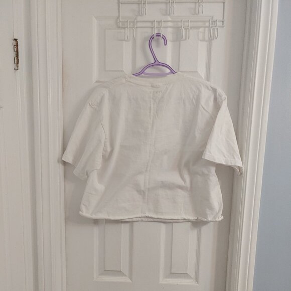 Polaroid Camera Retro Logo Girls Crop T-Shirt - Picture 2 of 3